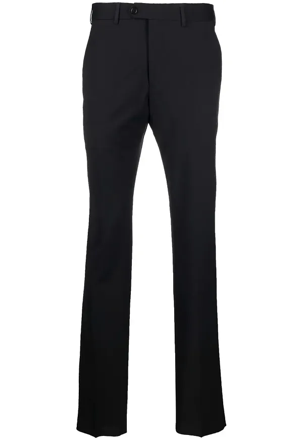Armani Collezioni raka finbyxor - Svart