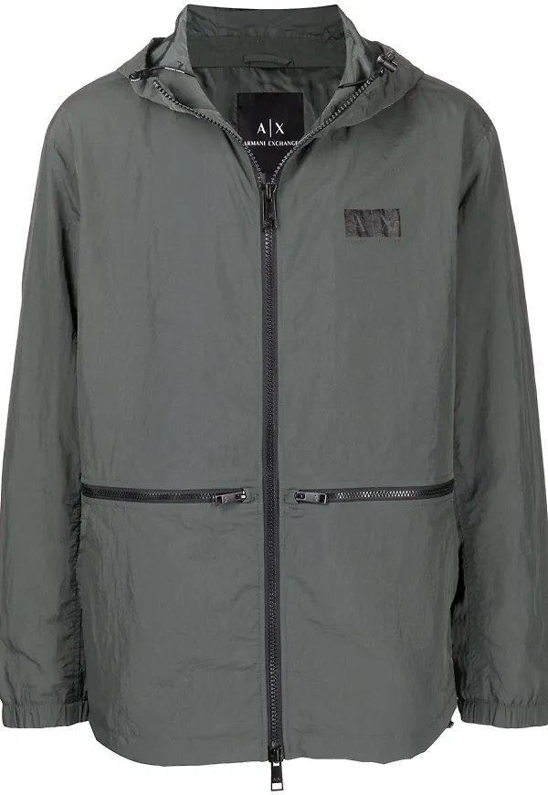 Armani Exchange jacka med dragkedja - Grå