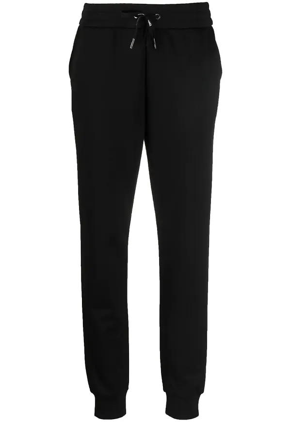 Armani Exchange joggingbyxor med dragsko - Svart