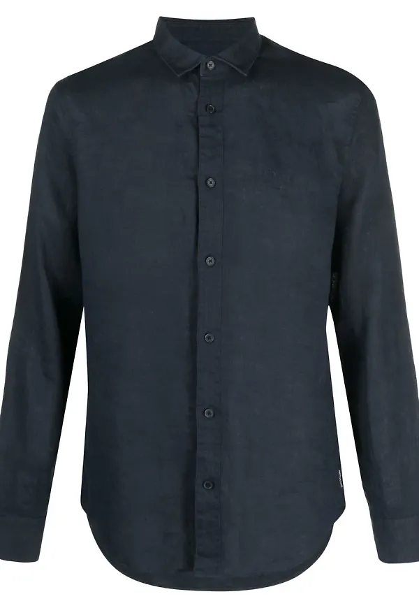 Armani Exchange linneskjorta - Blå