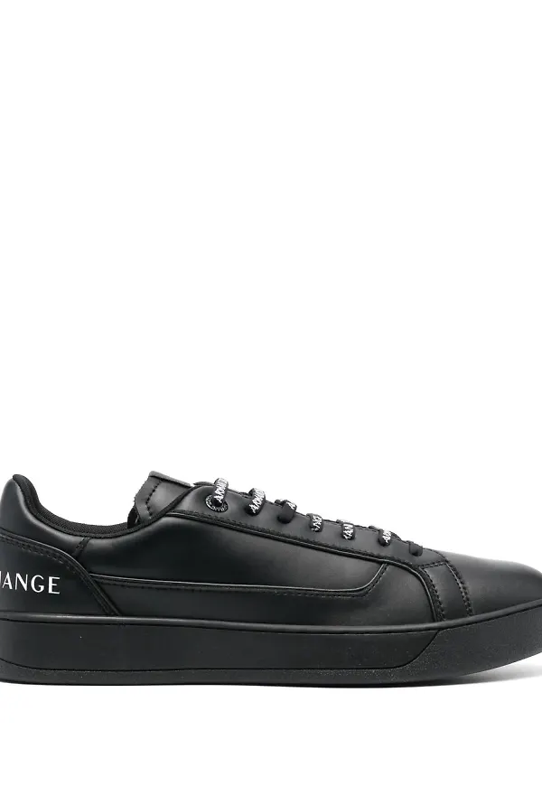 Armani Exchange låga sneakers - Svart