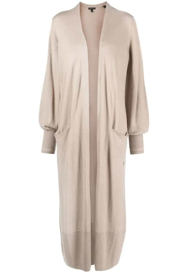 Armani Exchange lång kofta - Neutral