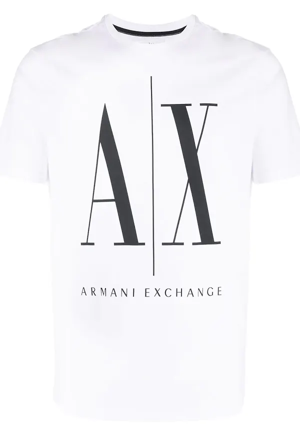 Armani Exchange Macro Logo t-shirt - Vit