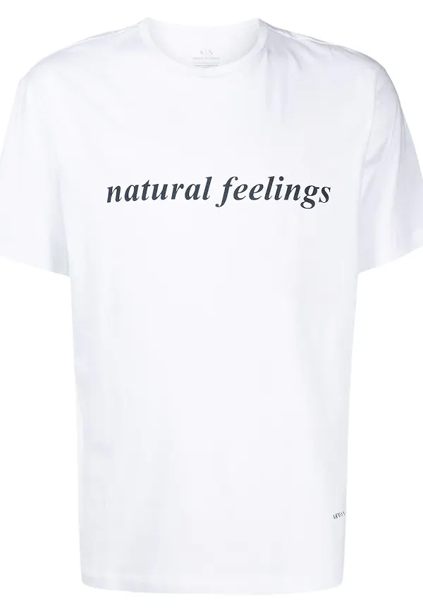 Armani Exchange Naturlig Feelings t-shirt - Vit