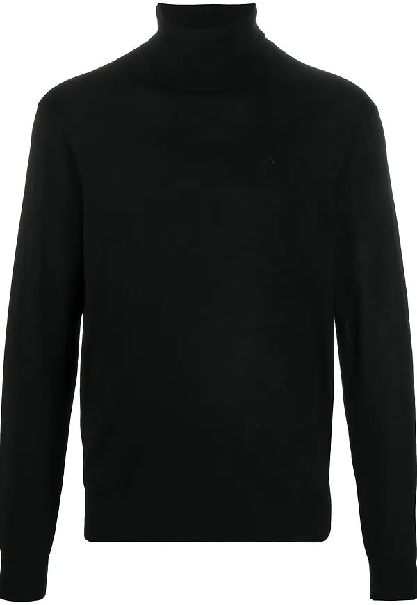 Armani Exchange polotröja - Svart