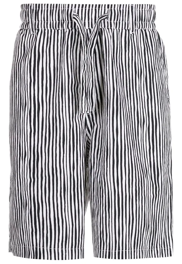 Armani Exchange randiga seglarshorts - Blå
