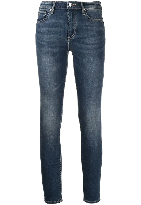 Armani Exchange skinny-jeans - Blå