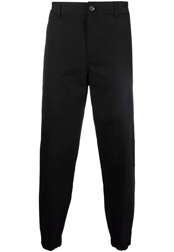Armani Exchange slacks i stretch - Svart