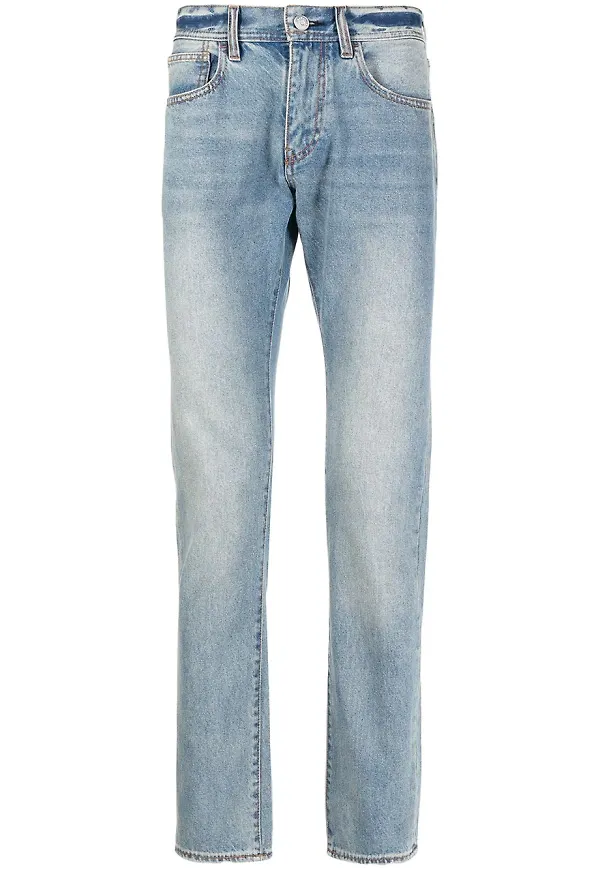 Armani Exchange slim fit-jeans - Blå
