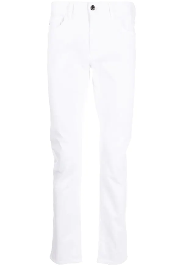 Armani Exchange slim fit-jeans - Vit