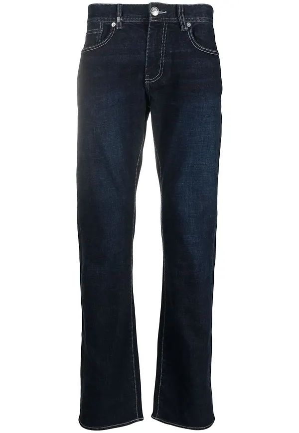 Armani Exchange straight leg-jeans - Blå