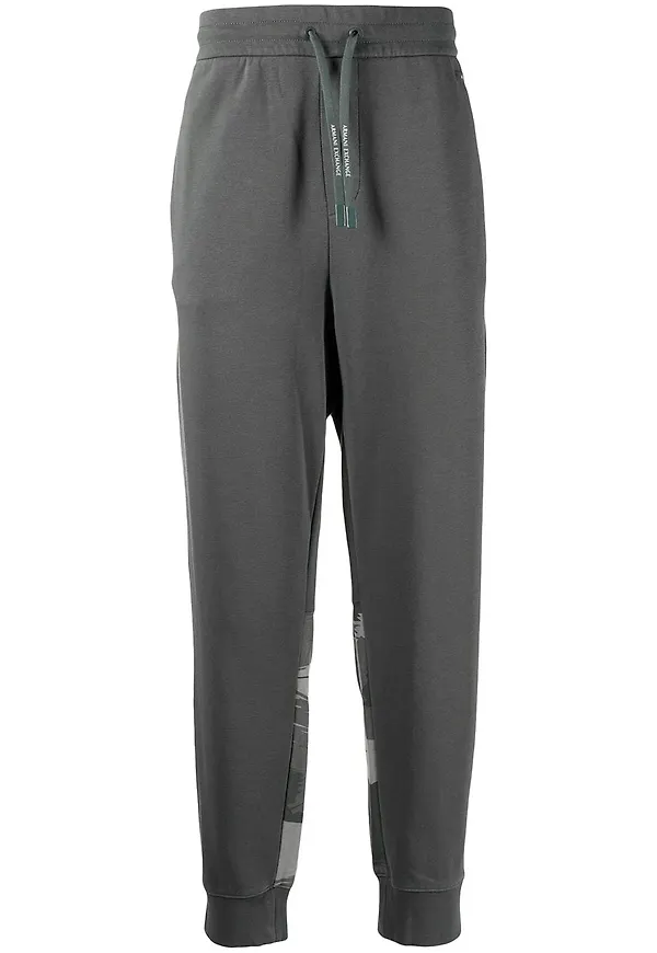Armani Exchange sweatpants med dragsko - Grön