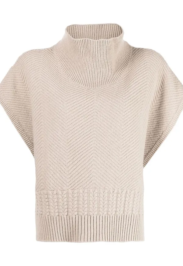 Armani Exchange tröja med rullkrage - Brun