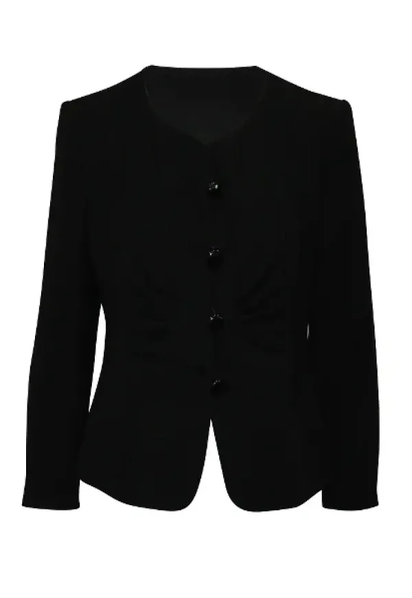 Armani Pre-owned Pre-owned Polyester ytterklder Svart, Dam