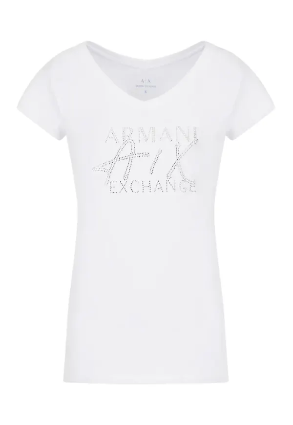 Armani T-Shirts Vit, Dam