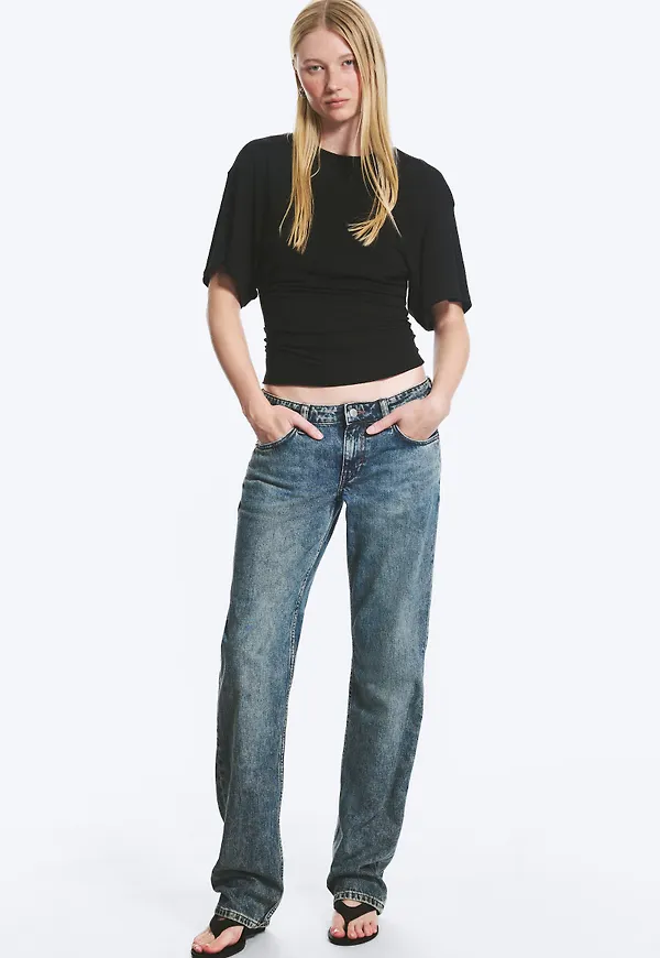 Arrow Low Rise Regular Straight Leg Jeans