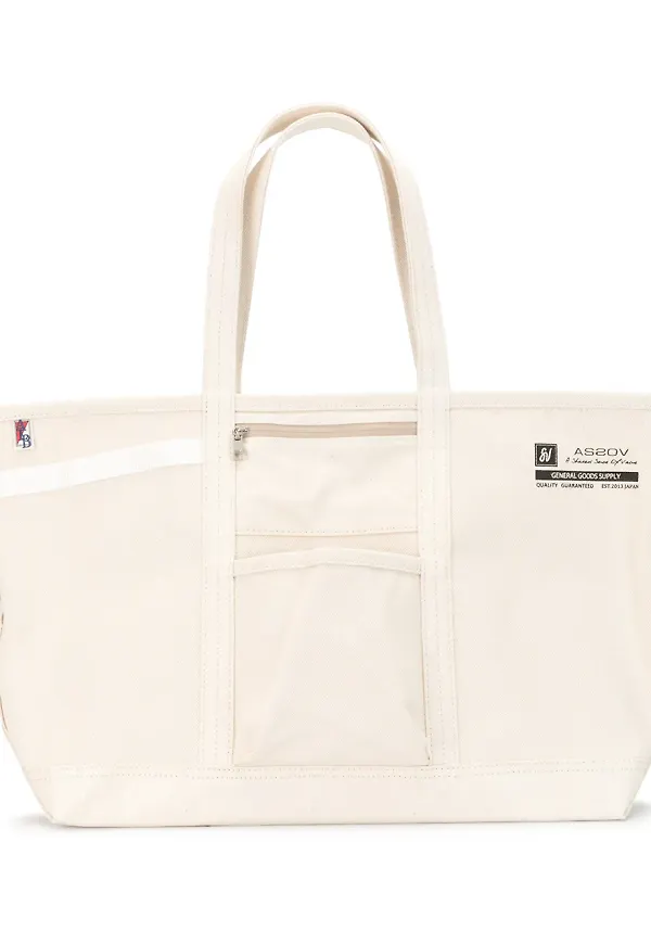 As2ov Alberton canvas tote-väska - Neutral
