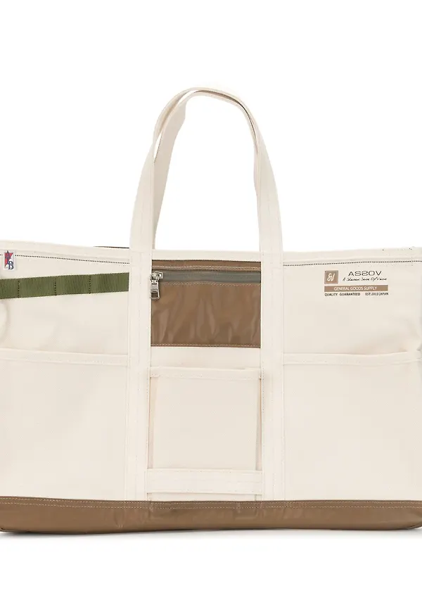 As2ov Alberton canvas tote-väska - Vit