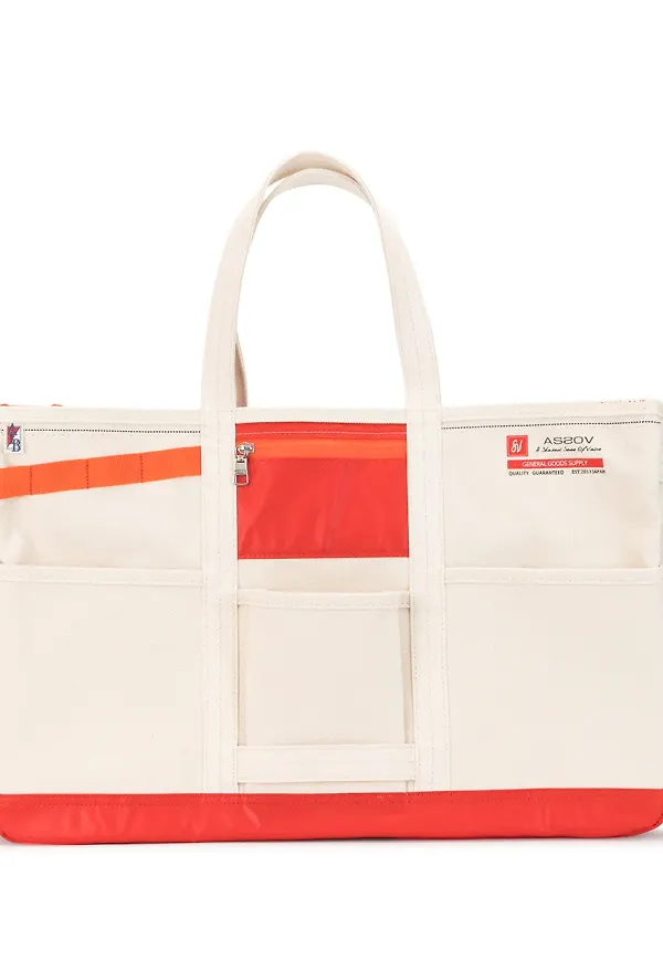 As2ov Alberton canvas tote-väska - Vit