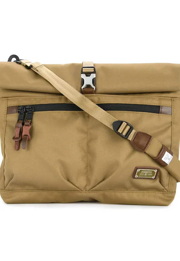 As2ov Cordura axelväska - Brun