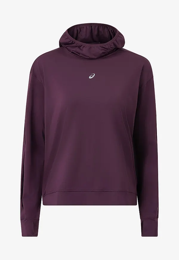 Asics - Huvtröja Nagino Run Winter Hoodie - Lila