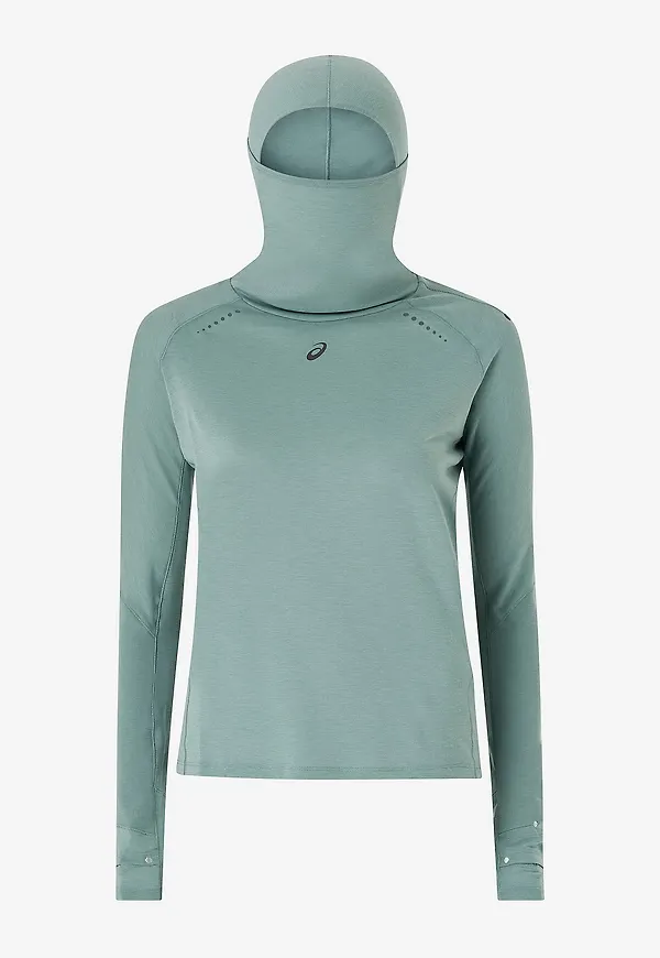 Asics - Löpartröja Metarun Winter LS Hoodie - Grön