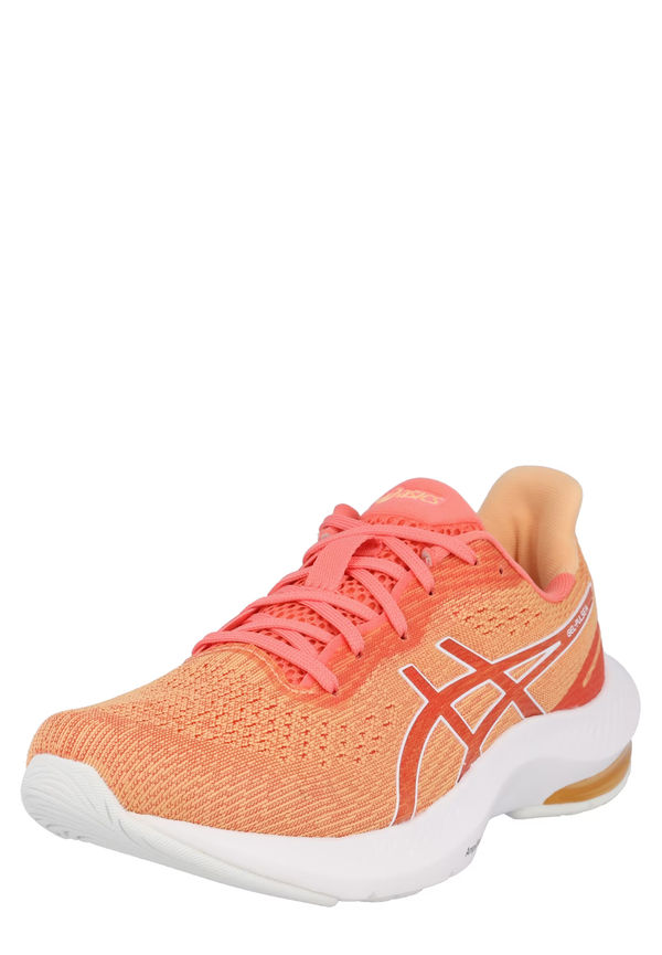 ASICS Springsko 'Gel-Pulse 14' sand / mörkorange / ljusrosa / vit