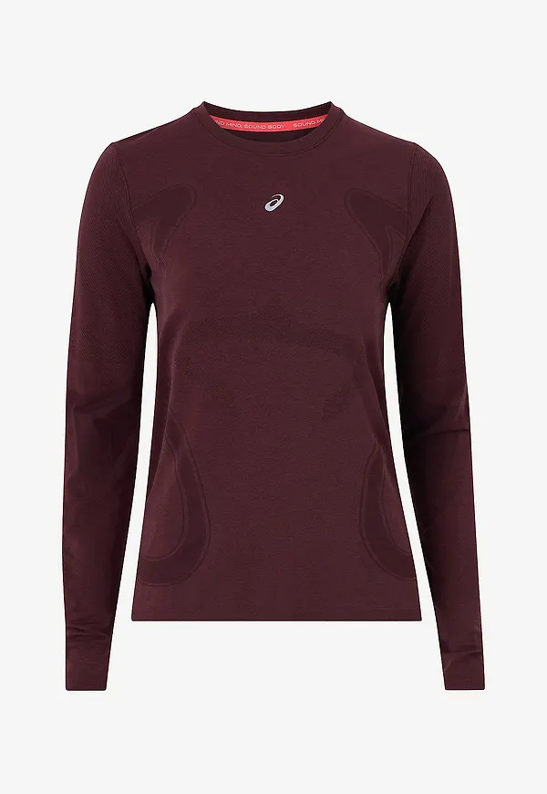 Asics - Träningstopp Road Seamless LS - Röd
