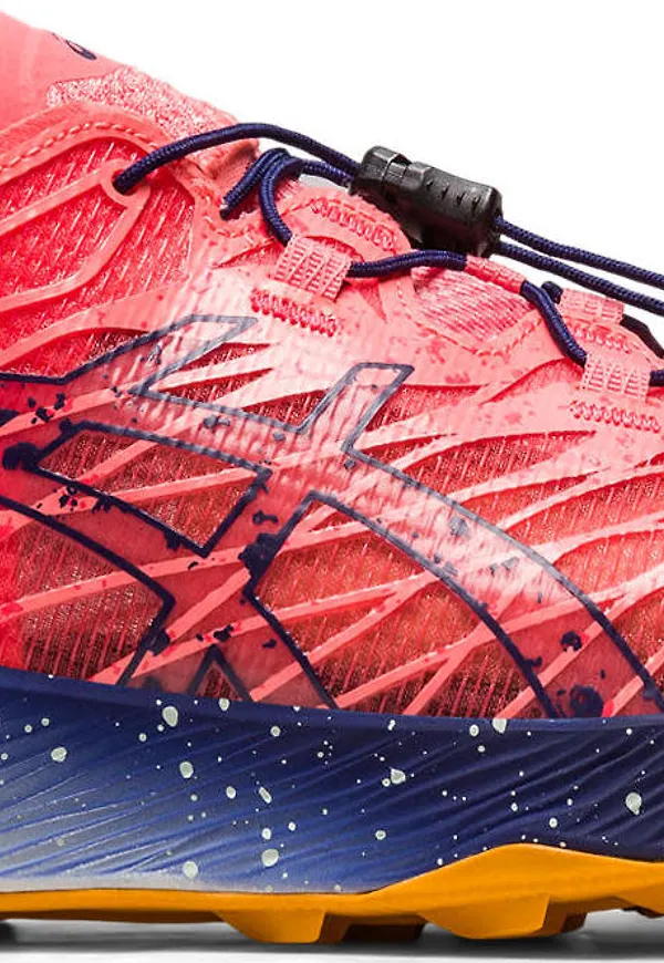 Asics Women's FujiSpeed Papaya/Indigo Blue