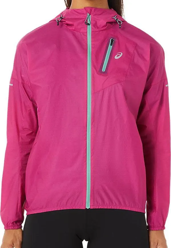 Asics Women's Fujitrail Jacket Fuchsia Red