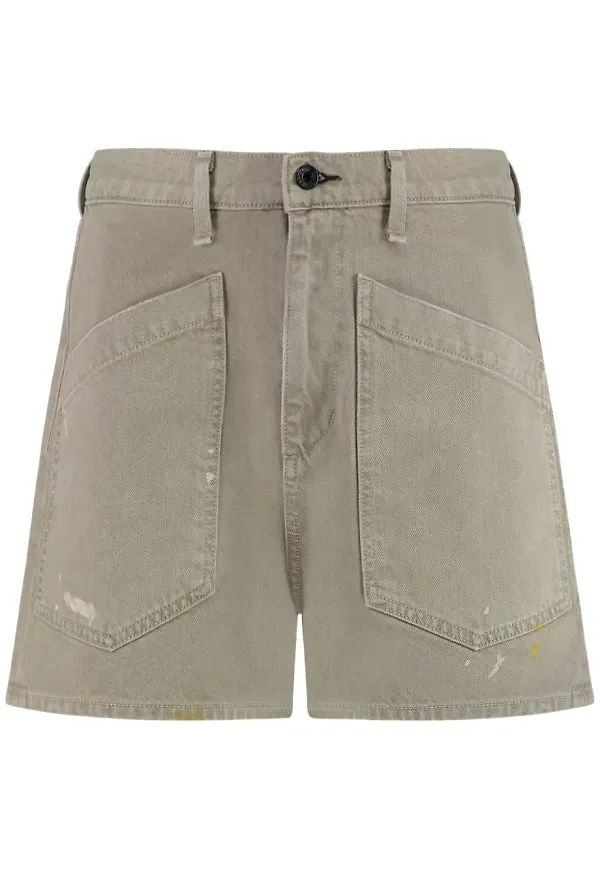 ASKK NY jeansshorts i bomull - Neutral