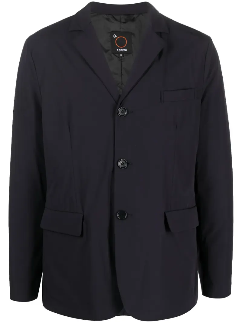 ASPESI enkelknäppt blazer - Blå