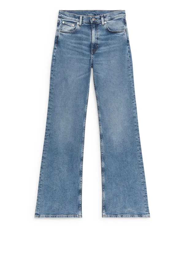 ASTER Flared Stretch Jeans - Blue