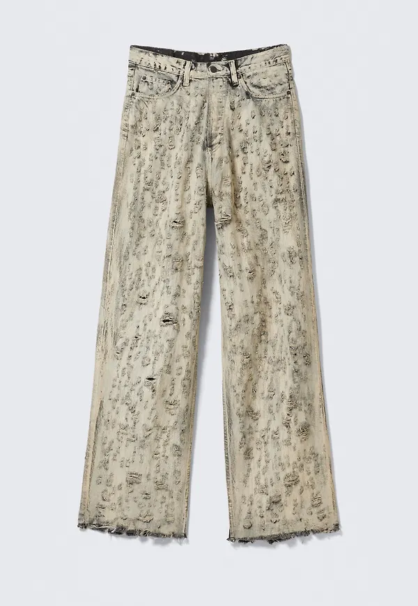 Astro Loose Baggy Leg Distressed Jeans