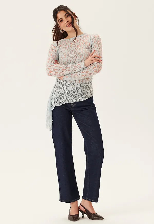 Asymmetric Lace Top