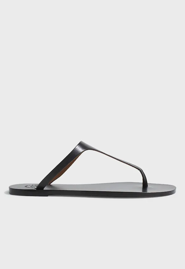 ATP ATELIER - Svart - Pesche Vacchetta Sandals