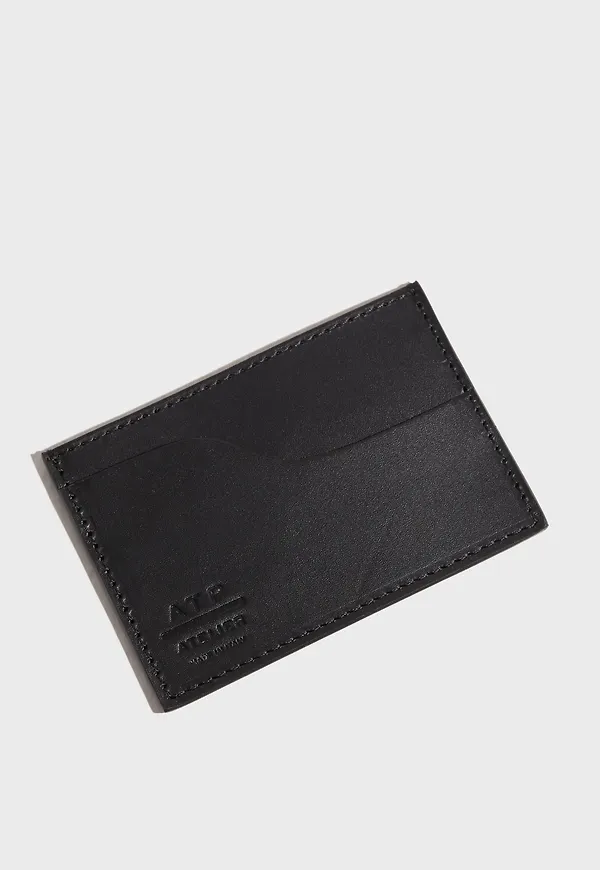 ATP ATELIER - Svart - Vinci Leather Card Holder
