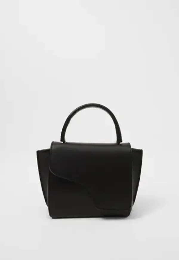 ATP ATELIER - Svart - Montalcino Leather Mini Handbag