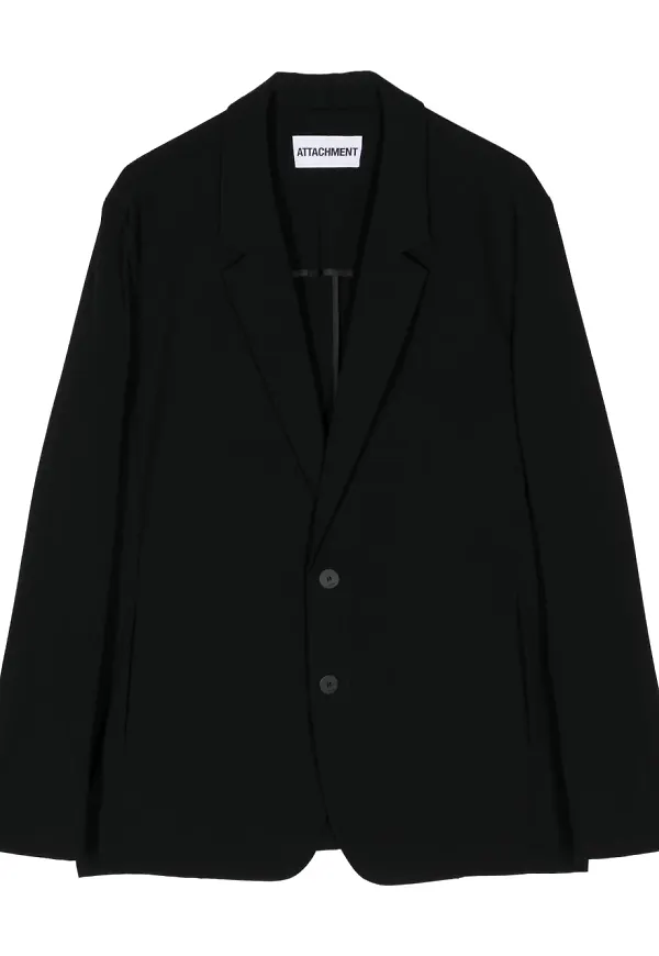 Attachment enkelknäppt blazer - Svart