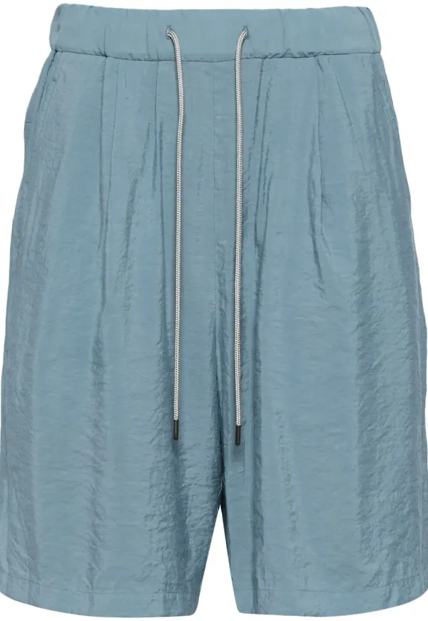 Attachment raka shorts med dragsko - Blå