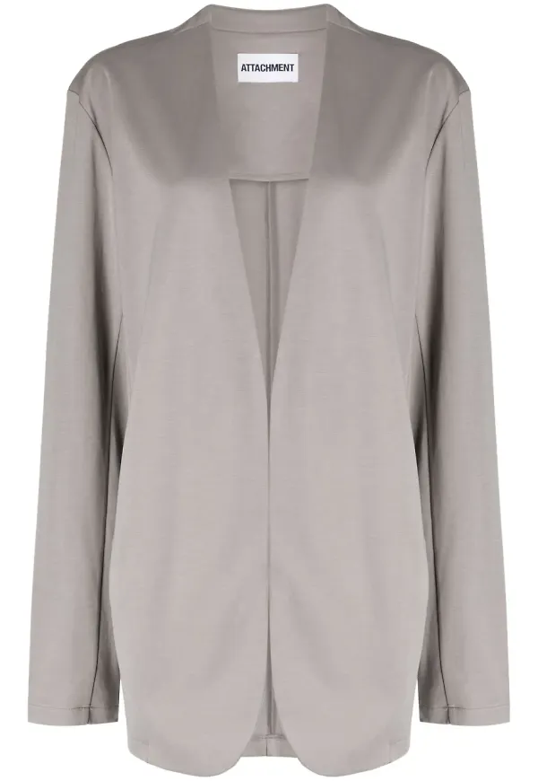Attachment v-ringad blazer - Grå