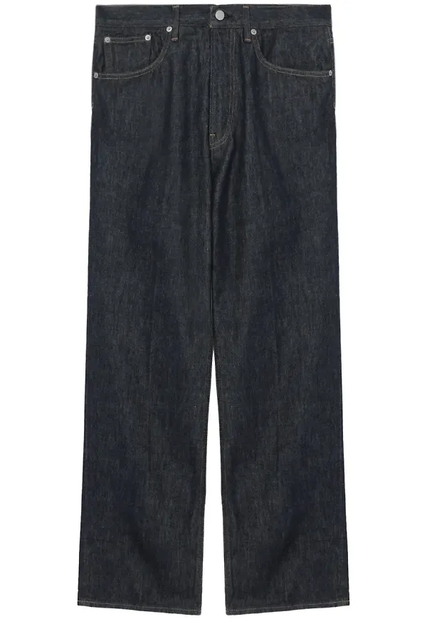 Auralee Hard Twisted straight-jeans - Blå