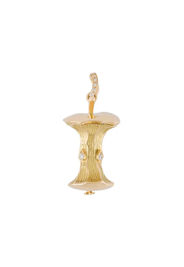 Aurelie Bidermann 'Big Apple' diamond pendant - Gul