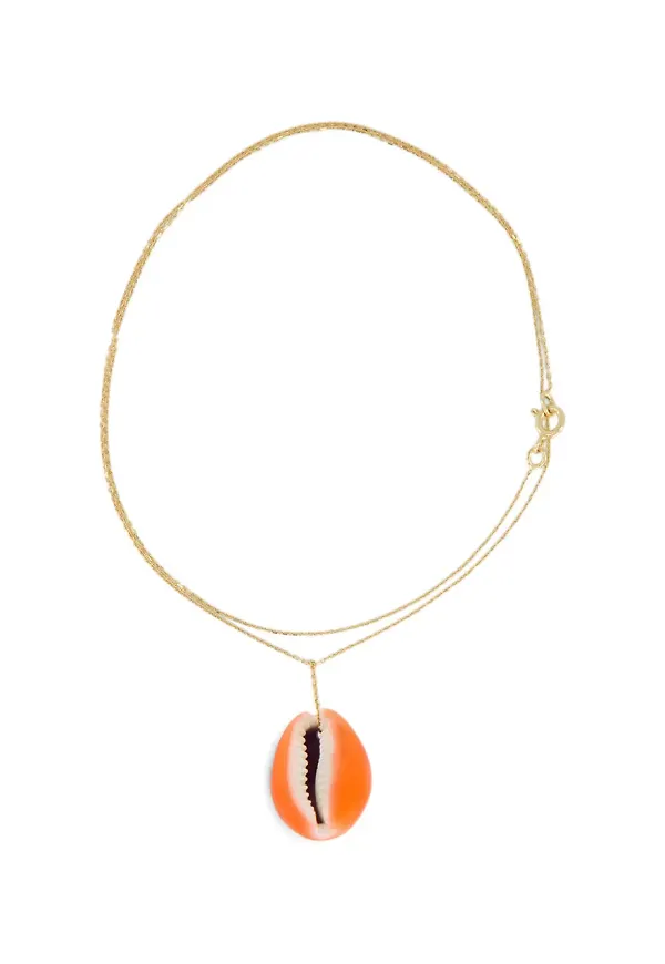 Aurelie Bidermann snäckhalsband - Guldfärgad