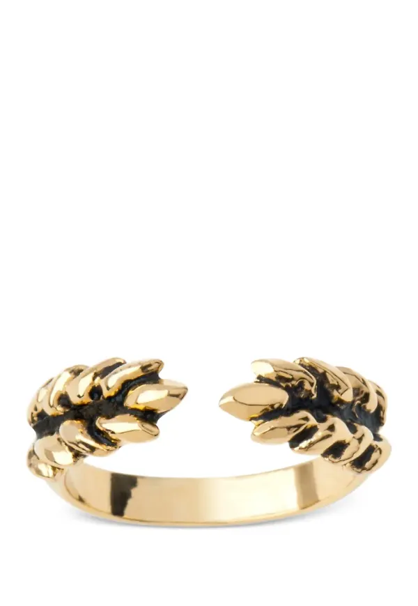 Aurelie Bidermann Wheat öppen ring - Guldfärgad