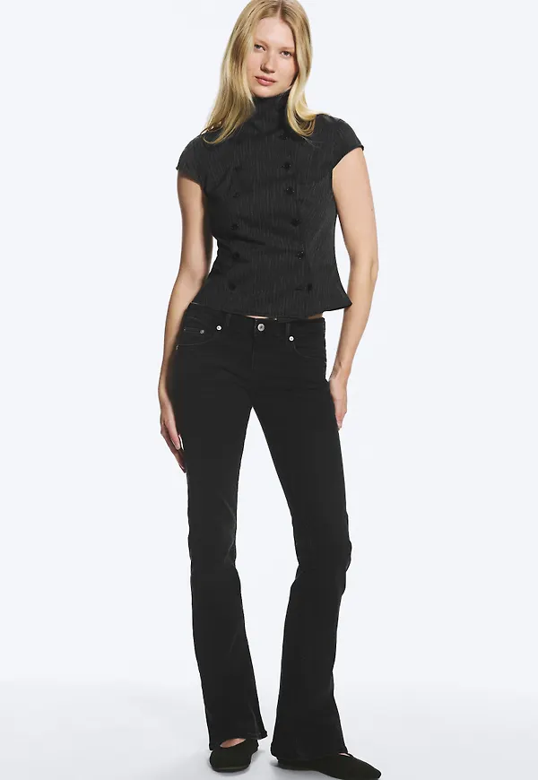 AVA LOW RISE SLIM FLARED JEANS