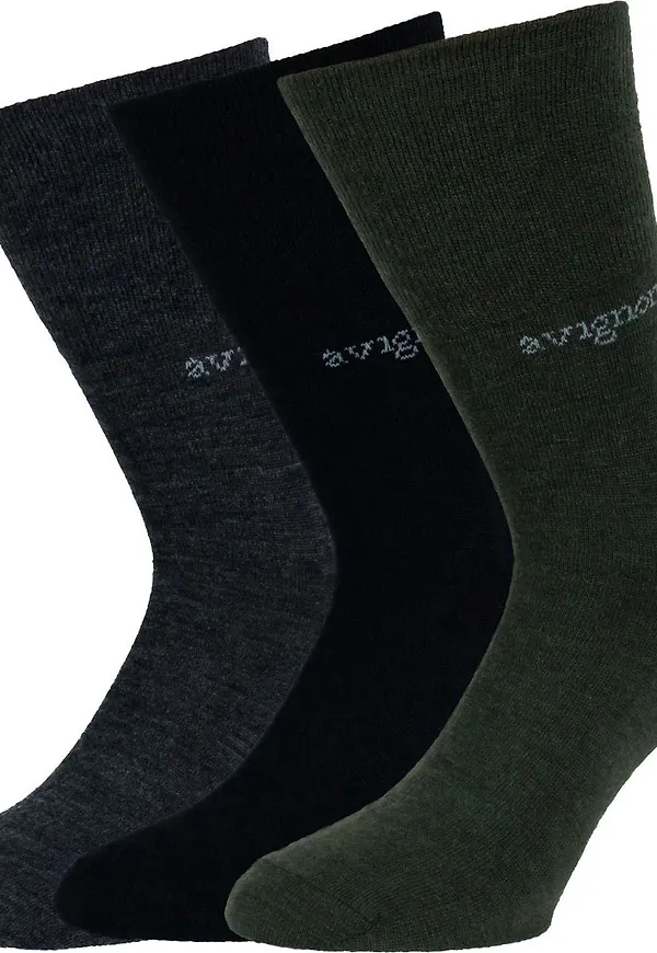 Avignon Liner Wool 3-Pack Pattern Multicolour