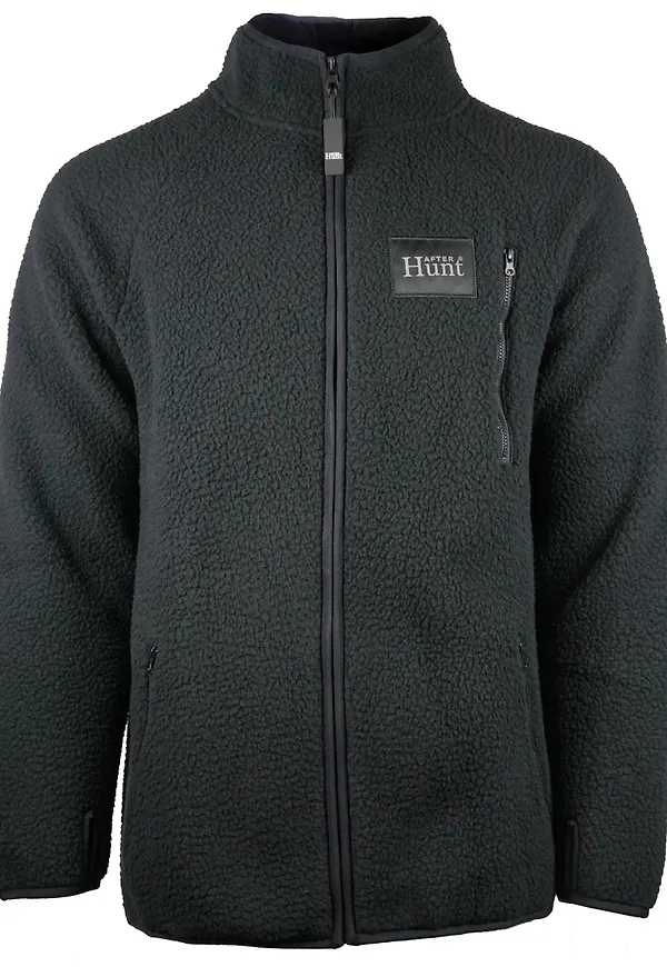 Avignon Unisex AFTER Hunt Fleece Jacket Basic Black