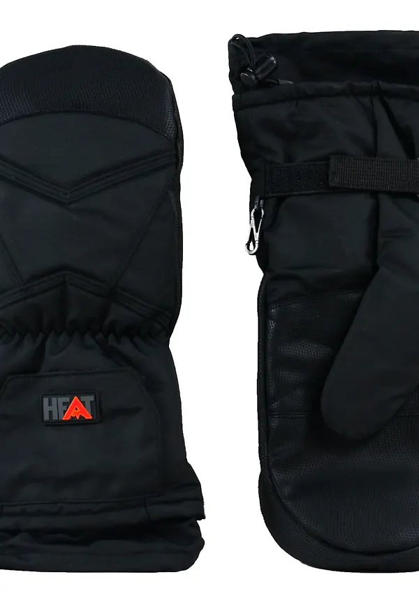 Avignon Unisex Warmth Mitten AA Battery Basic Black
