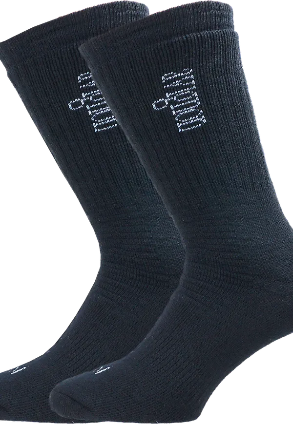 Avignon Unisex Wool Thick Sock Basic Black